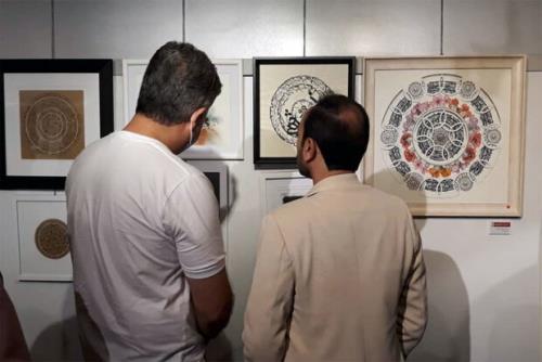 افتتاح نمایشگاه همین دست افشانی حروف