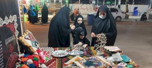 نمایشگاه صنایع دستی در مرز شلمچه و چذابه
