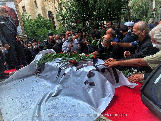 مراسم خاکسپاری پیکر حبیب الله صادقی برگزار شد