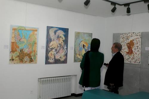 نمایش رزم و بزم در گالری آواد