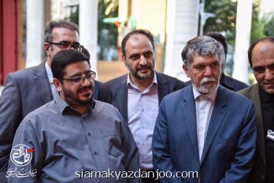 بازدید وزیر فرهنگ و ارشاد اسلامی از كارگاه خط و خاطرات