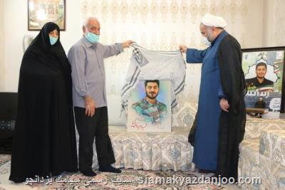 نقاشی چهره شهدای محافظ حاج قاسم سلیمانی رونمایی گردید